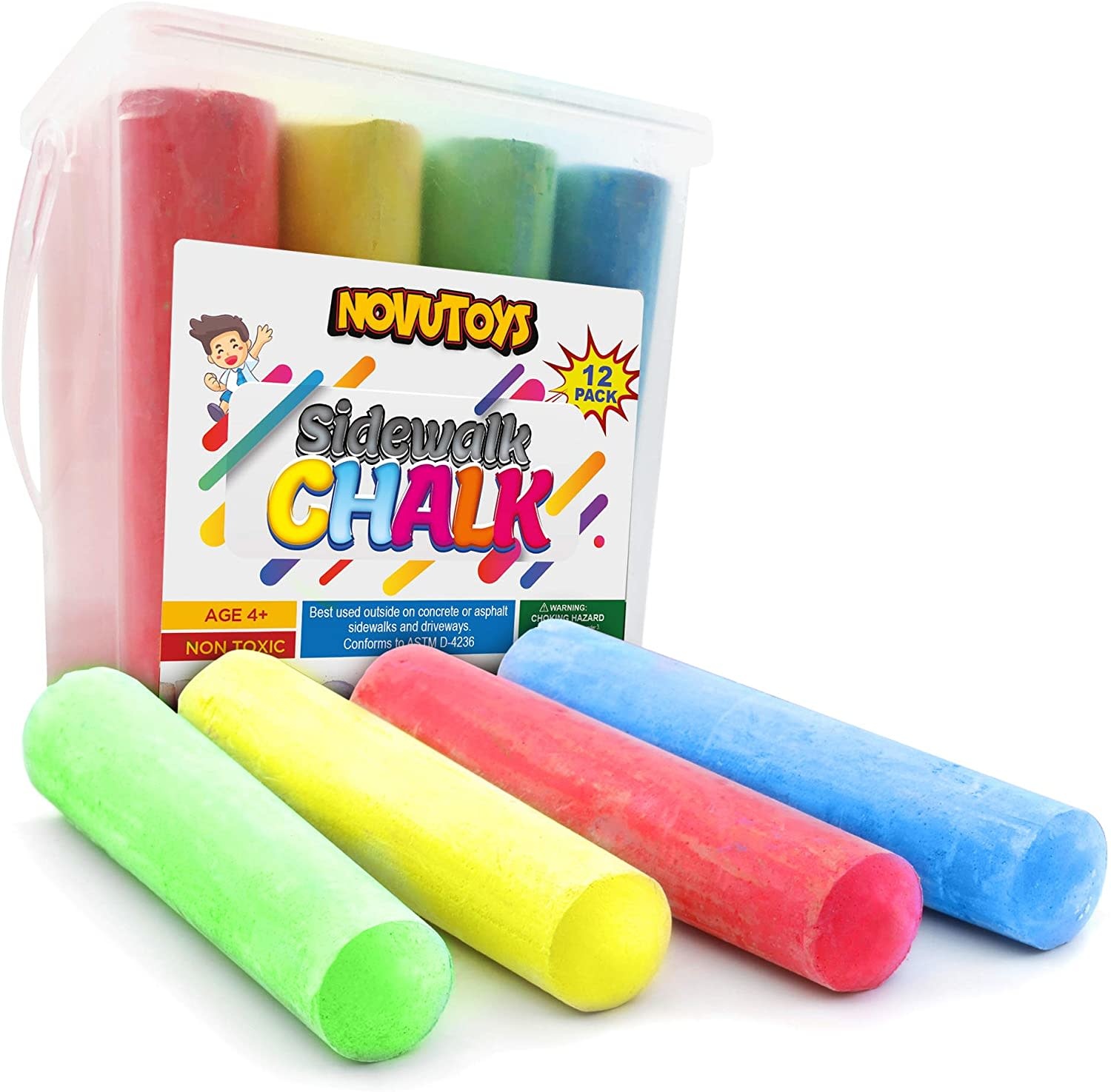 Sidewalk Chalk for Kids - Bussinger Trains  & Toys!